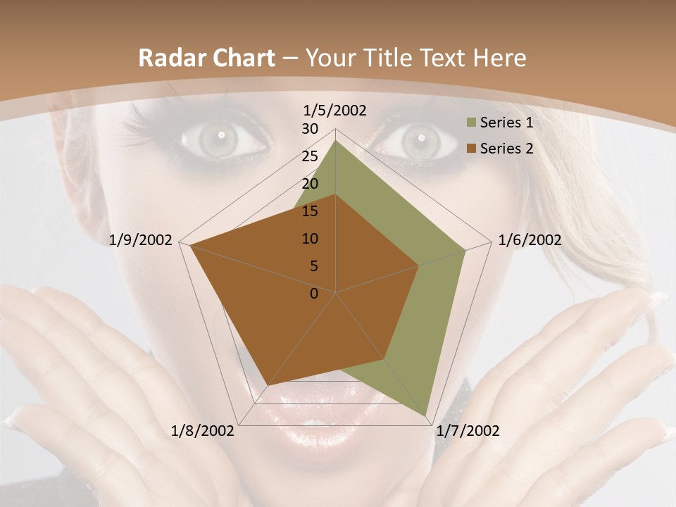 Facial Beautiful Girl PowerPoint Template