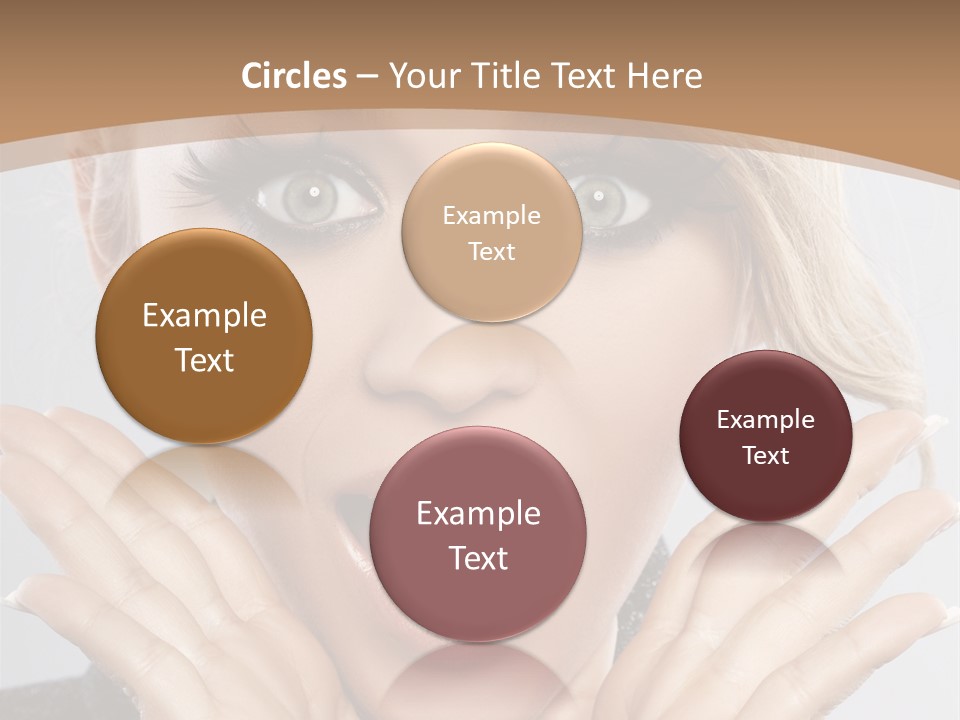 Facial Beautiful Girl PowerPoint Template