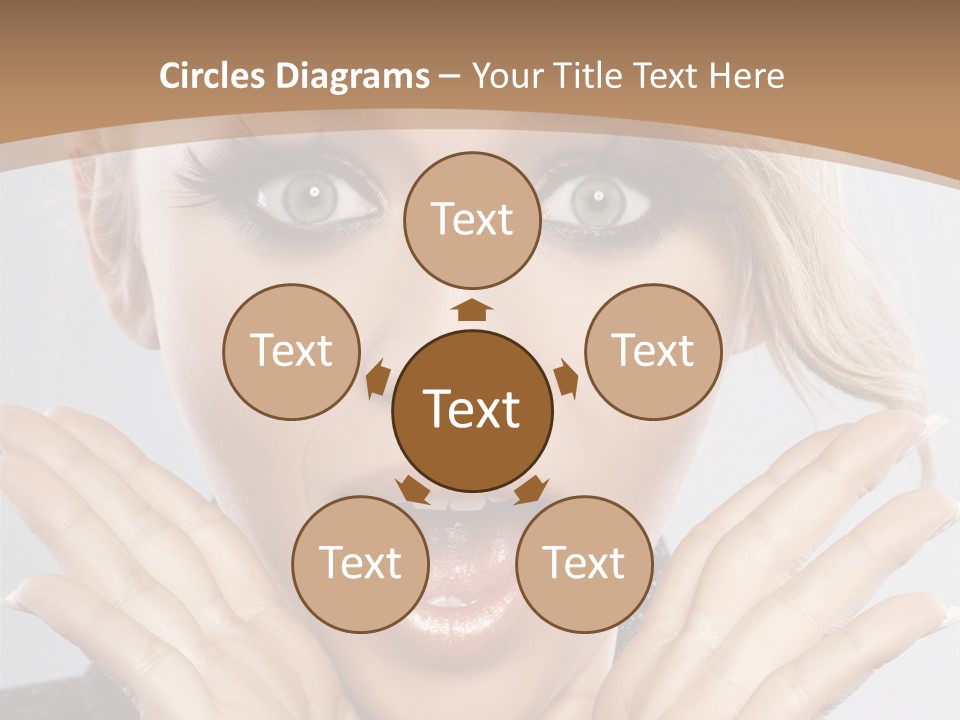 Facial Beautiful Girl PowerPoint Template