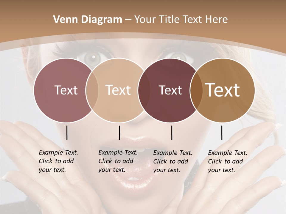 Facial Beautiful Girl PowerPoint Template