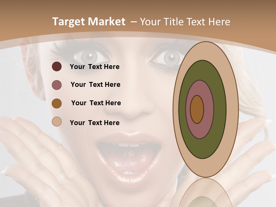 Facial Beautiful Girl PowerPoint Template