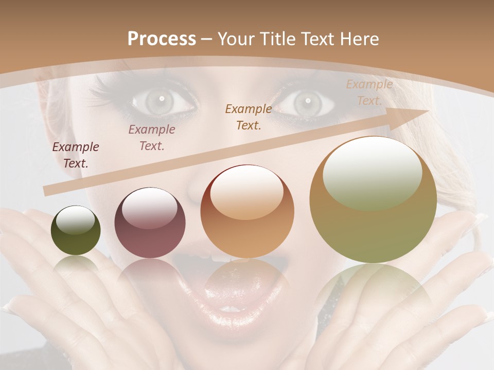 Facial Beautiful Girl PowerPoint Template