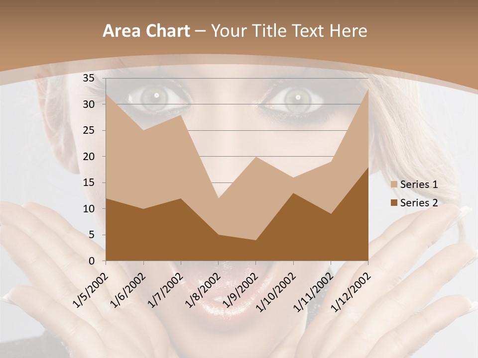 Facial Beautiful Girl PowerPoint Template
