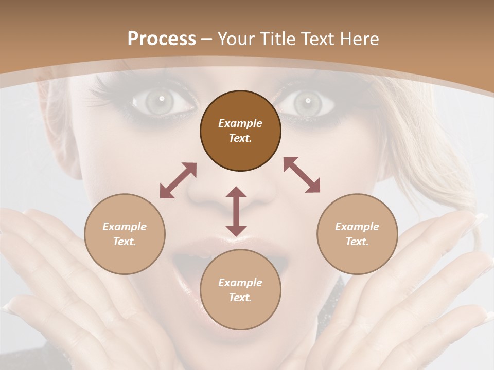 Facial Beautiful Girl PowerPoint Template