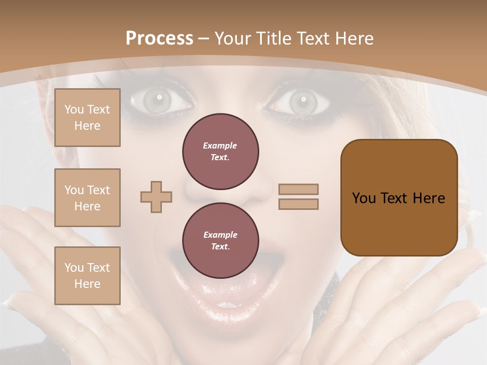 Facial Beautiful Girl PowerPoint Template