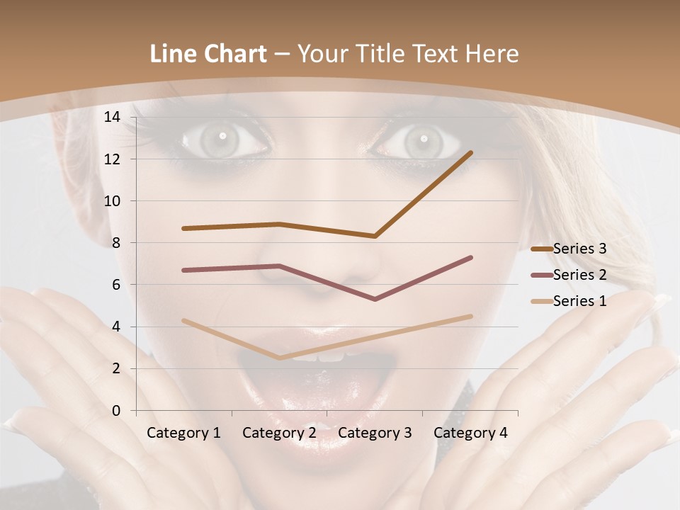 Facial Beautiful Girl PowerPoint Template