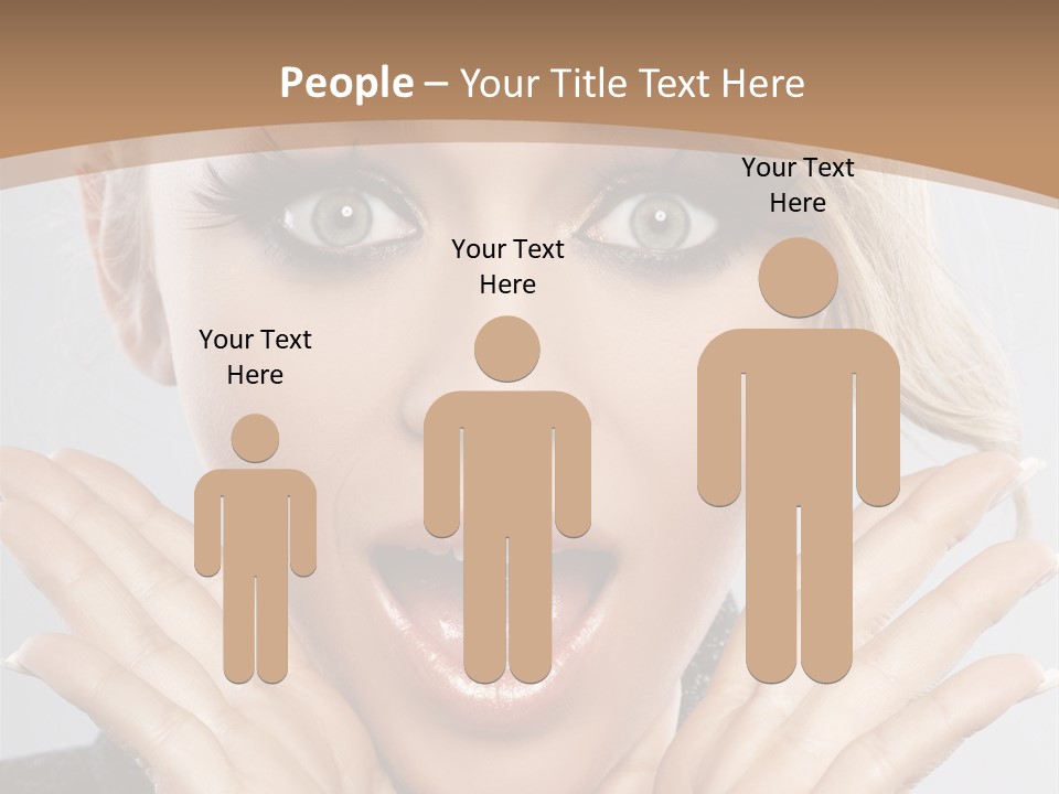 Facial Beautiful Girl PowerPoint Template