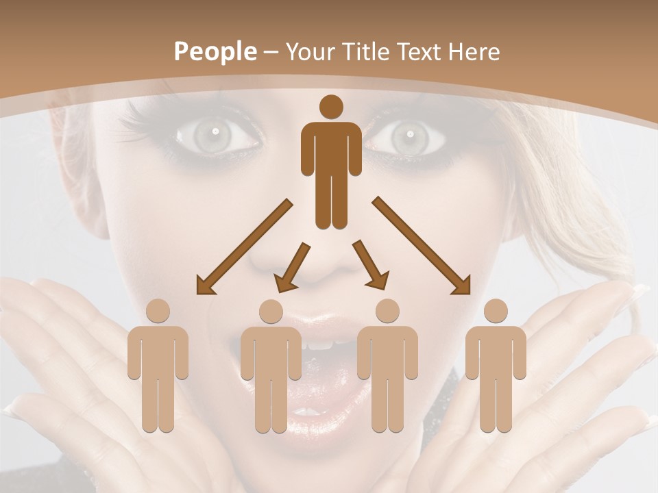 Facial Beautiful Girl PowerPoint Template