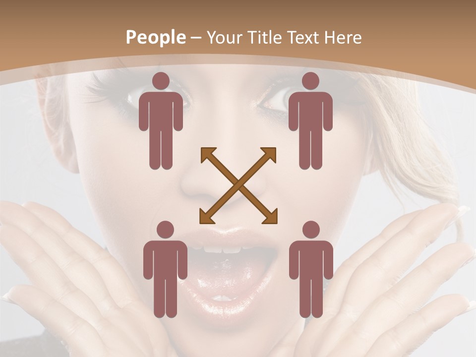 Facial Beautiful Girl PowerPoint Template