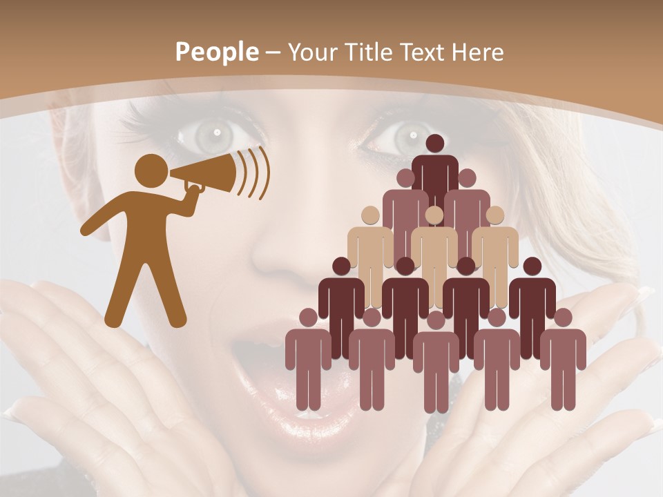 Facial Beautiful Girl PowerPoint Template