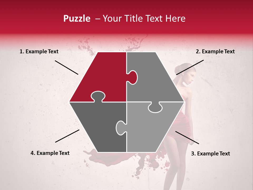 Blood Dress Red PowerPoint Template