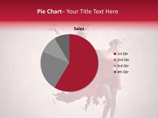 Blood Dress Red PowerPoint Template