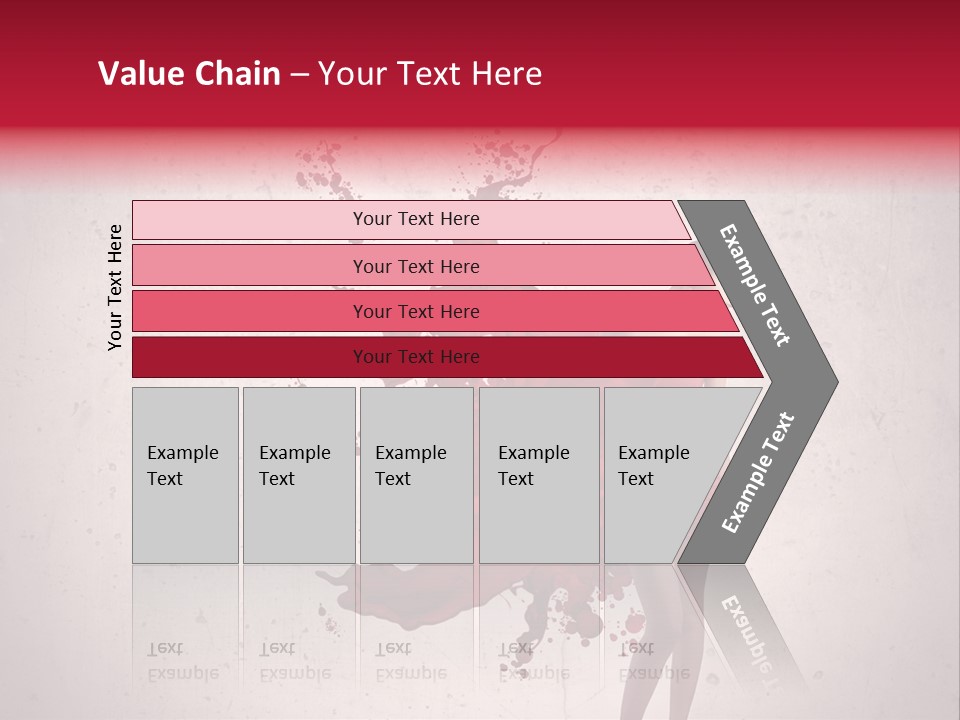 Blood Dress Red PowerPoint Template