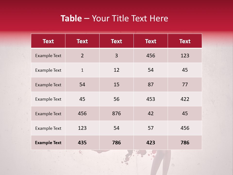 Blood Dress Red PowerPoint Template