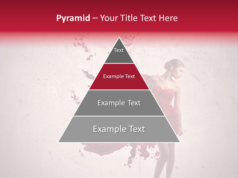 Blood Dress Red PowerPoint Template