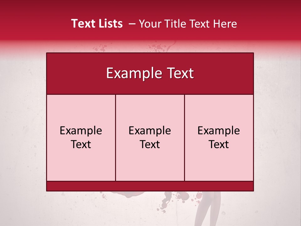 Blood Dress Red PowerPoint Template
