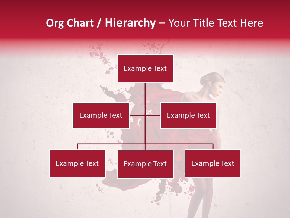 Blood Dress Red PowerPoint Template