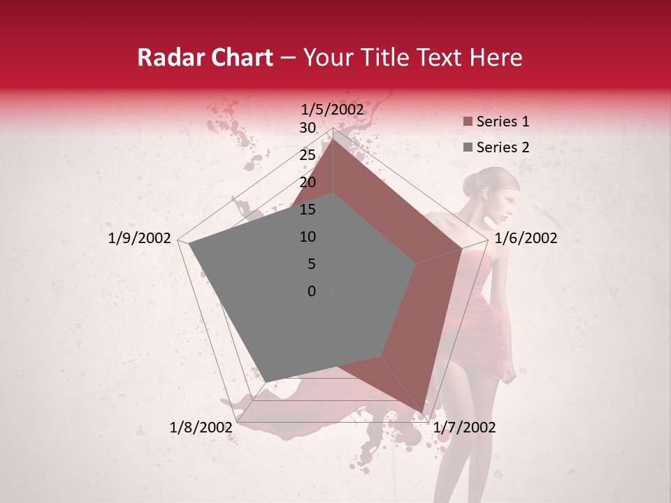 Blood Dress Red PowerPoint Template