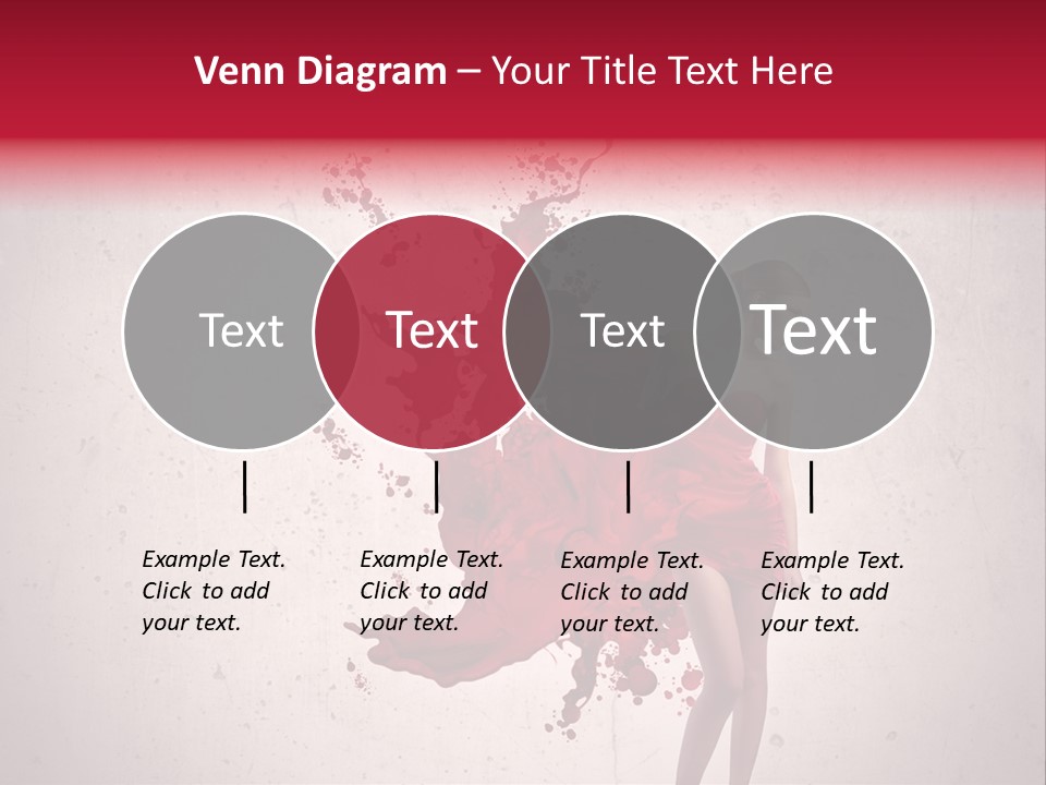 Blood Dress Red PowerPoint Template