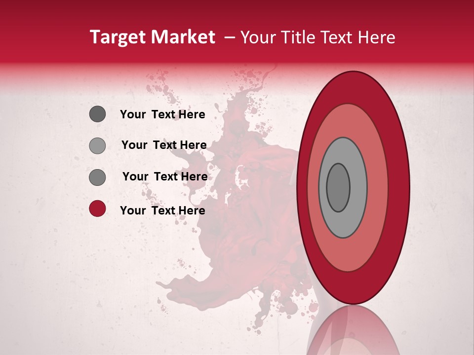 Blood Dress Red PowerPoint Template