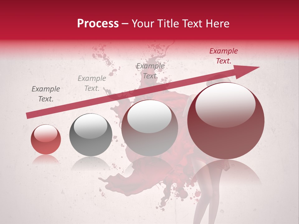 Blood Dress Red PowerPoint Template