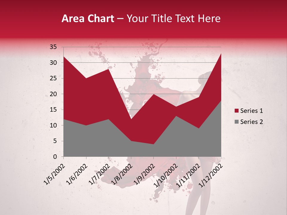 Blood Dress Red PowerPoint Template