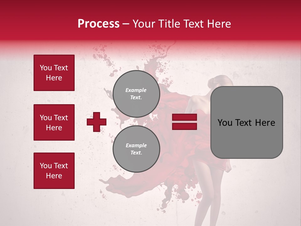 Blood Dress Red PowerPoint Template