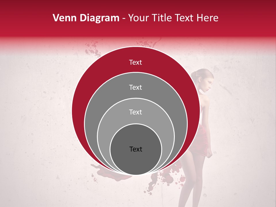 Blood Dress Red PowerPoint Template