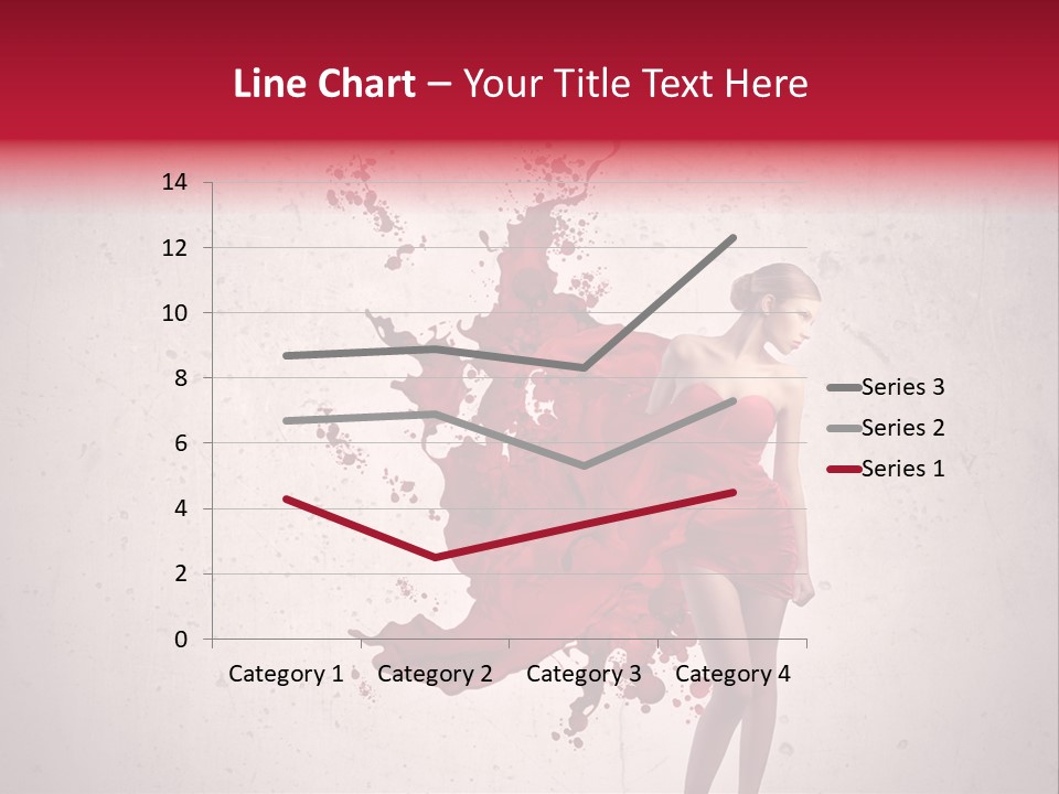 Blood Dress Red PowerPoint Template