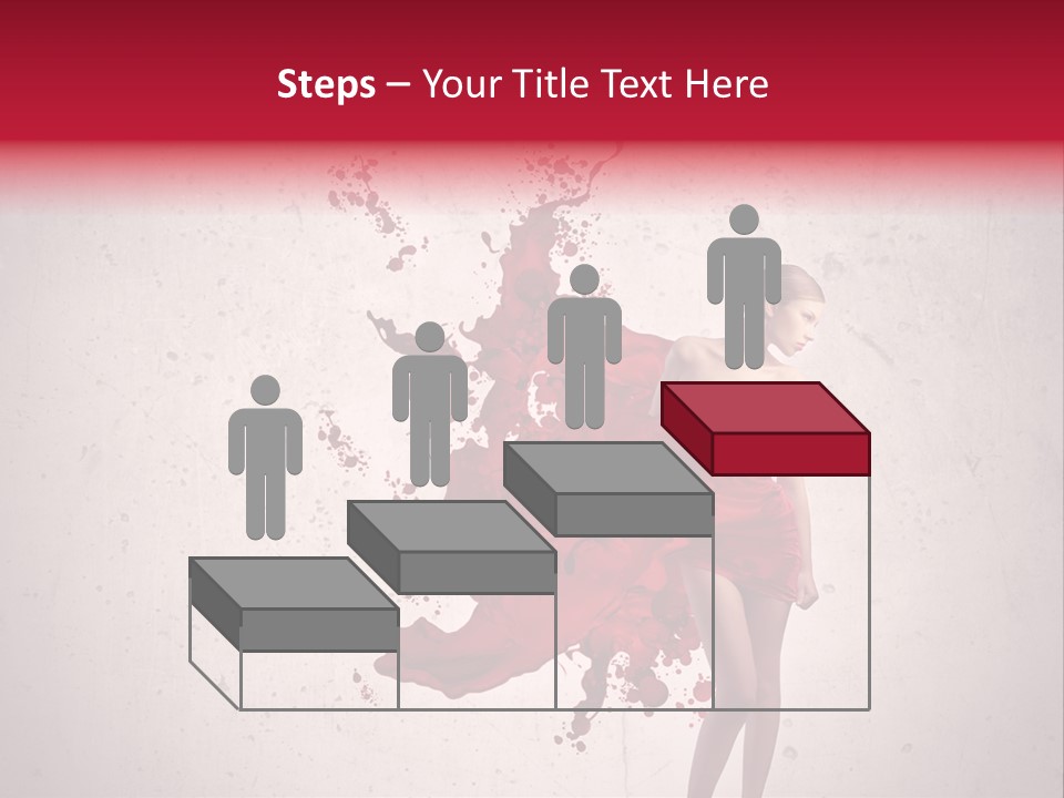 Blood Dress Red PowerPoint Template