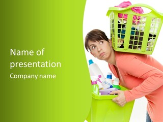 Waschen Haush Wash PowerPoint Template