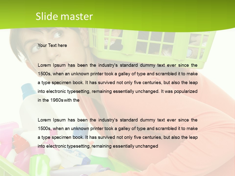 Waschen Haush Wash PowerPoint Template