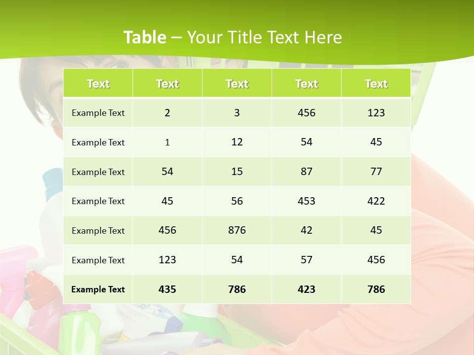 Waschen Haush Wash PowerPoint Template