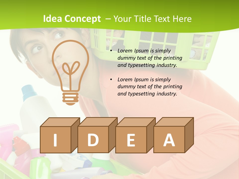 Waschen Haush Wash PowerPoint Template