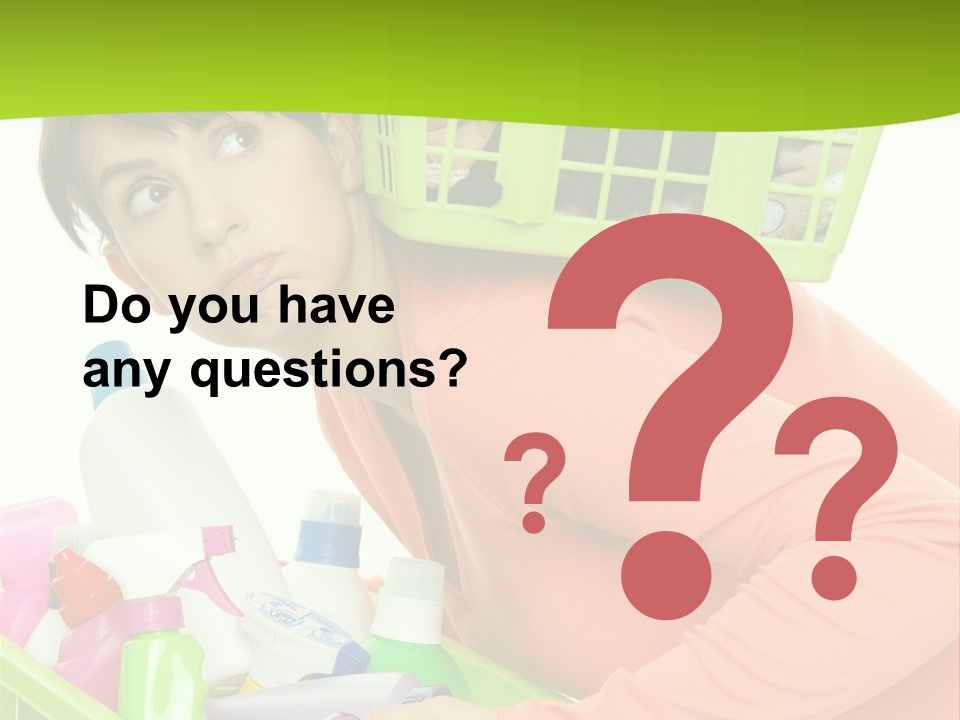 Waschen Haush Wash PowerPoint Template