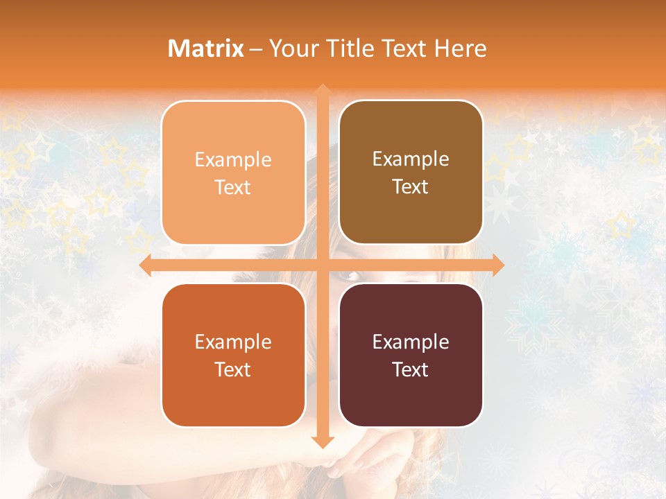 Federn Xmas Gott PowerPoint Template