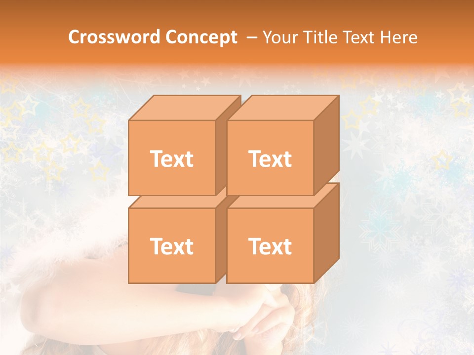 Federn Xmas Gott PowerPoint Template