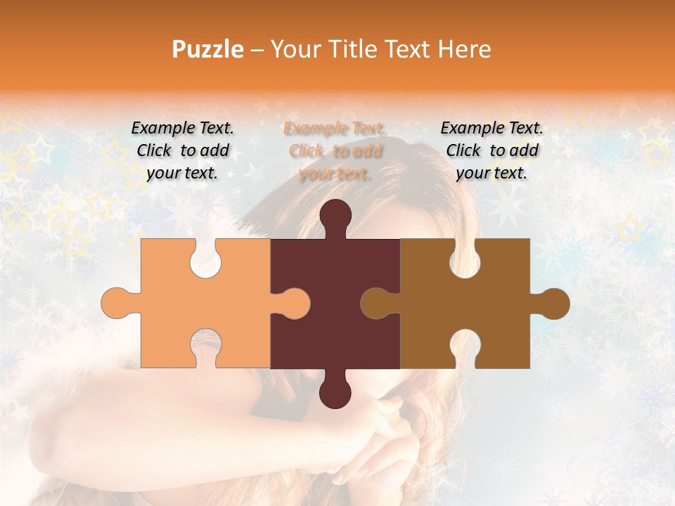 Federn Xmas Gott PowerPoint Template