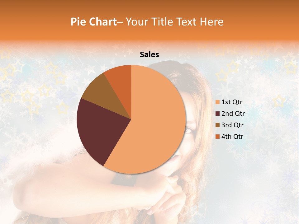 Federn Xmas Gott PowerPoint Template