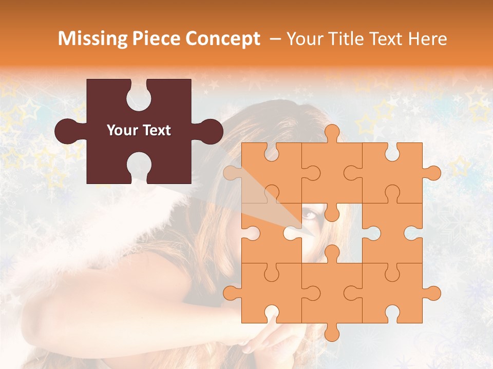 Federn Xmas Gott PowerPoint Template