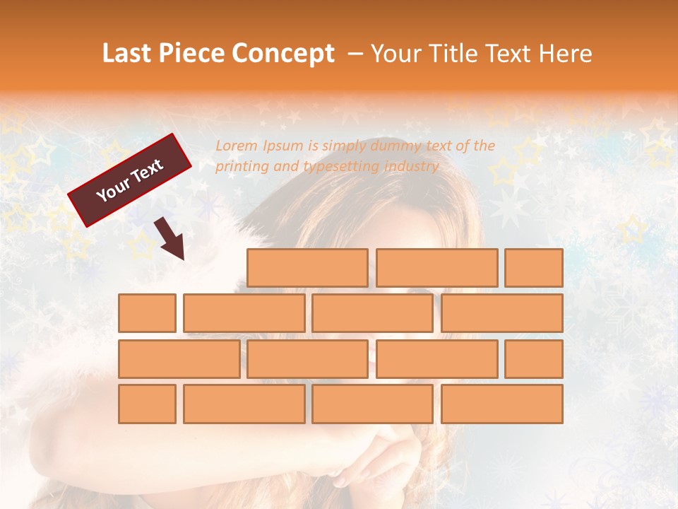 Federn Xmas Gott PowerPoint Template
