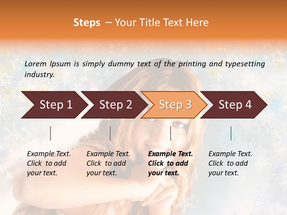 Federn Xmas Gott PowerPoint Template