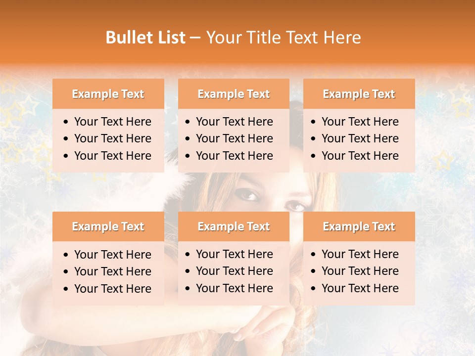 Federn Xmas Gott PowerPoint Template