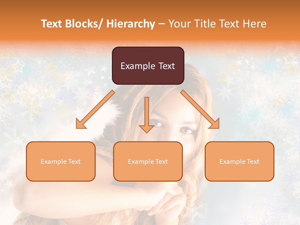 Federn Xmas Gott PowerPoint Template