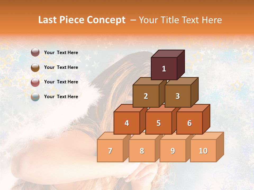 Federn Xmas Gott PowerPoint Template