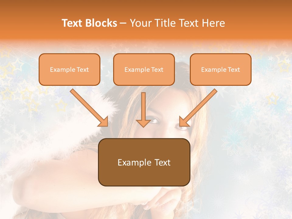 Federn Xmas Gott PowerPoint Template
