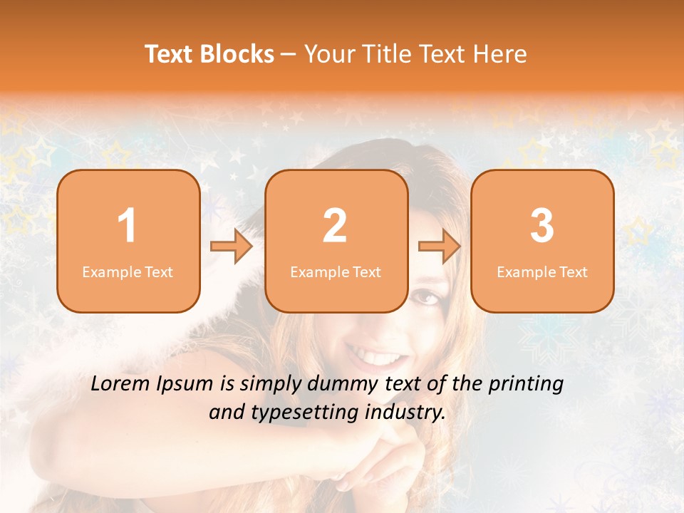 Federn Xmas Gott PowerPoint Template