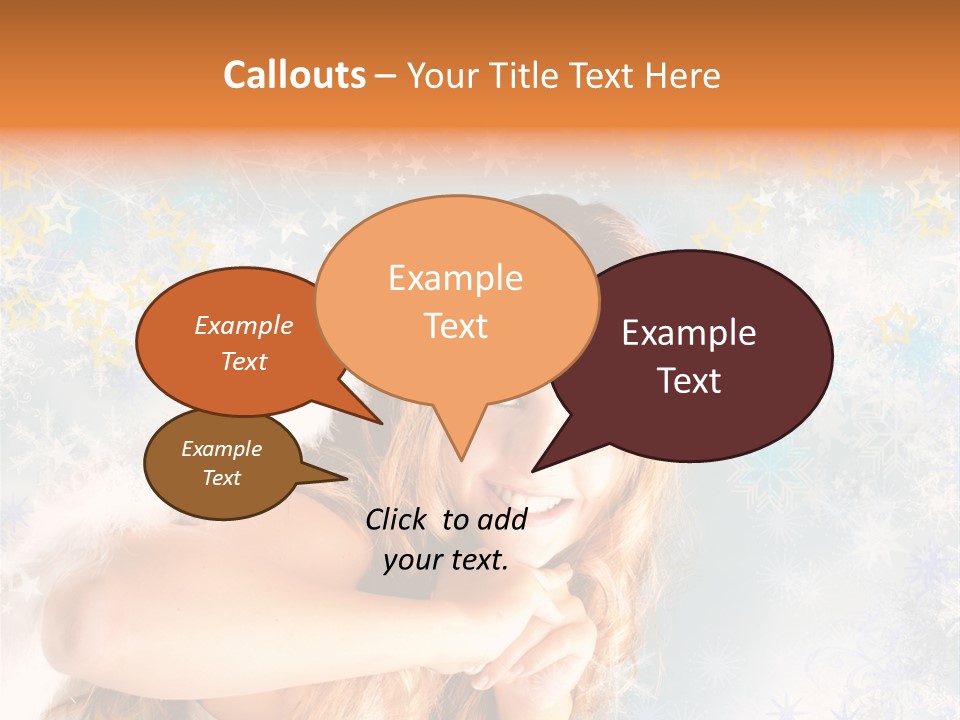 Federn Xmas Gott PowerPoint Template