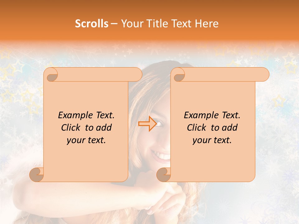 Federn Xmas Gott PowerPoint Template