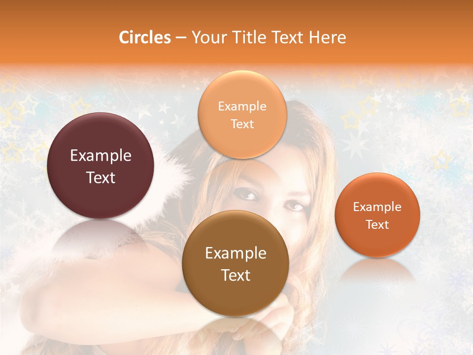 Federn Xmas Gott PowerPoint Template